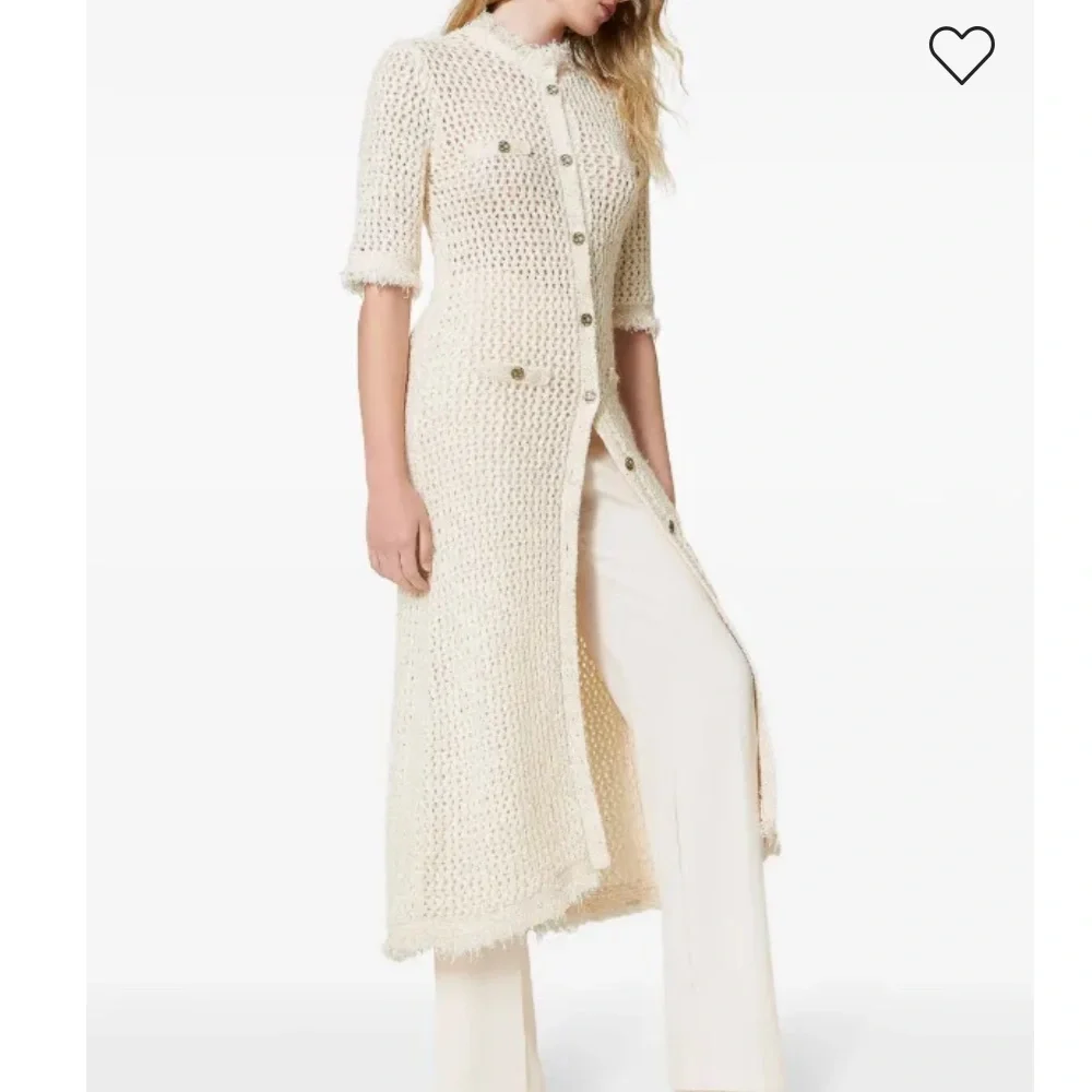 Twinset Cream Textured Cardigan - Picture 3 of 7